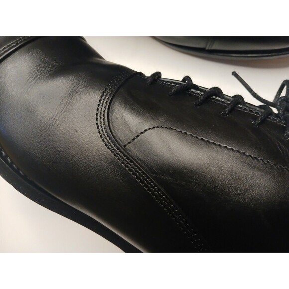 Allen Edmonds SZ 14 Park Avenue Cap-Toe Oxfords Black Leather Bench Welt - Picture 7 of 16